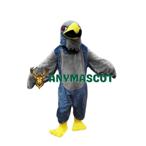 Grey Falcon Mascot Costume