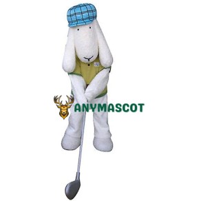 Golfer Dog Mascot Costume