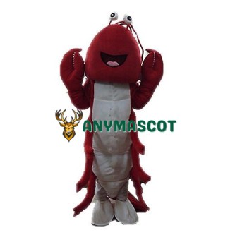Red Lightweight Lobster Mascot Costume