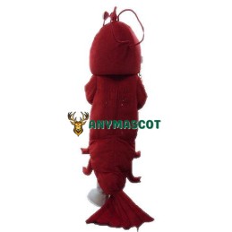 Red Lightweight Lobster Mascot Costume