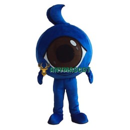 Blue Eye Mascot Costume