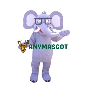 Friendly Lightweight Elephant Mascot Costume