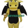 Yellow Dragon Mascot Costume