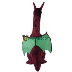 Fierce Lightweight Red Dragon Mascot Costume