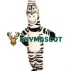Zebra Mascot Costume