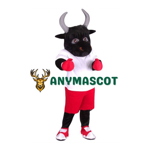 Sport Bull Boxer Mascot Costume