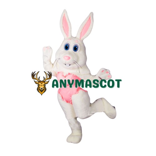 Dancing White Rabbit Mascot Costume