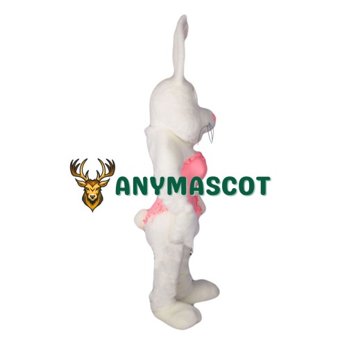 Dancing White Rabbit Mascot Costume