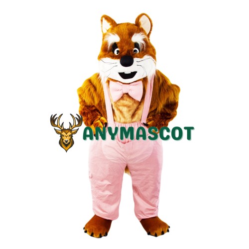 Brown & White Cat Mascot Costume