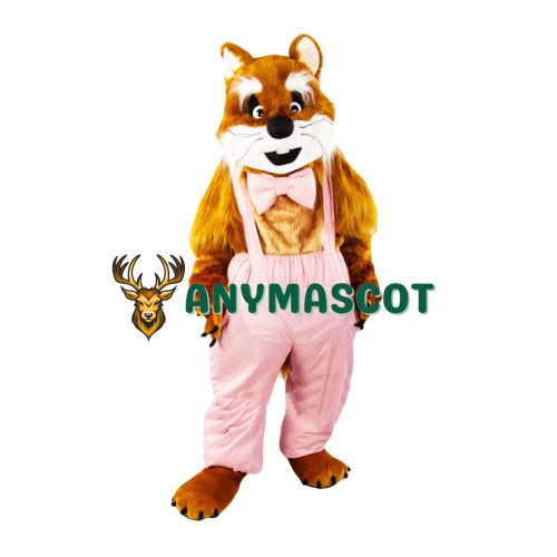Brown & White Cat Mascot Costume