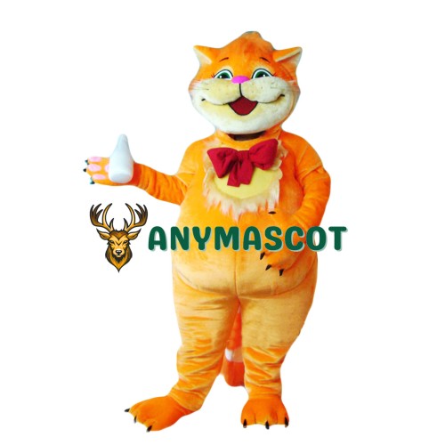 Smiling Lightweight Cat Mascot Costume