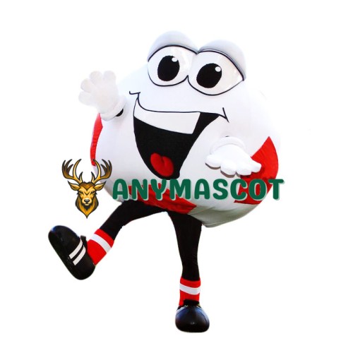 Happy Lightweight Football Mascot Costume