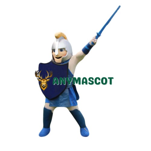 Happy Lightweight Warrior Mascot Costume