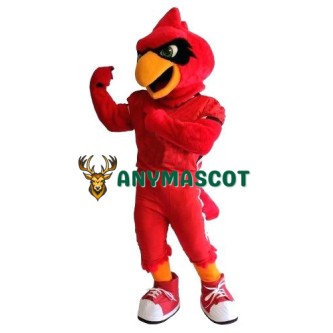 Sport Cardinal Bird Mascot Costume