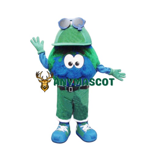 Happy Lightweight Earth Mascot Costume