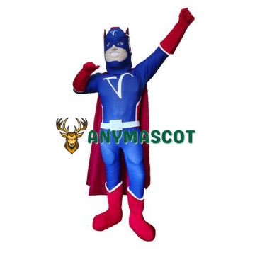 Blue Captain Mascot Costume