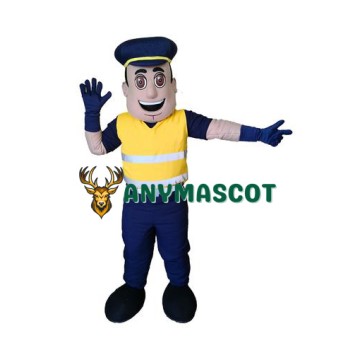 Traffic Officer Mascot Costume
