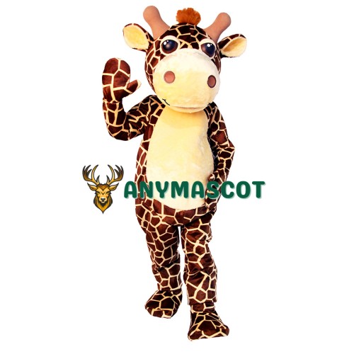 Friendly Giraffe Mascot Costume