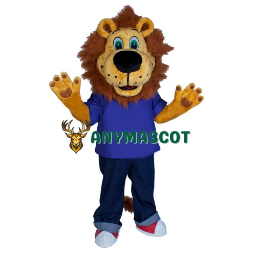 Lovely College Lion Mascot Costume