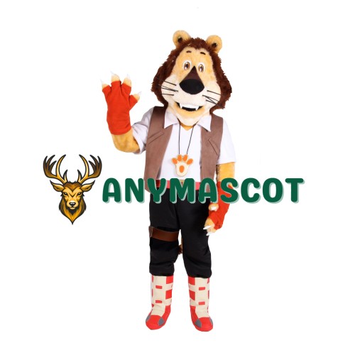 Cute College Lightweight Lion Mascot Costume