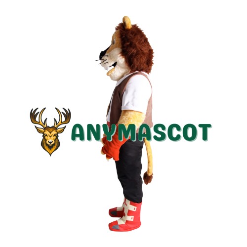 Cute College Lightweight Lion Mascot Costume