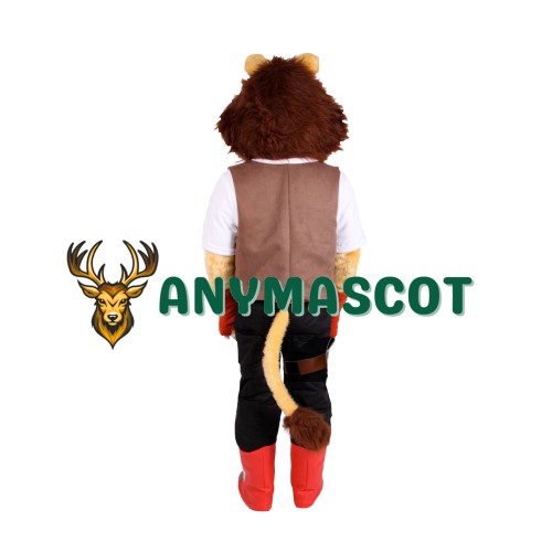 Cute College Lightweight Lion Mascot Costume