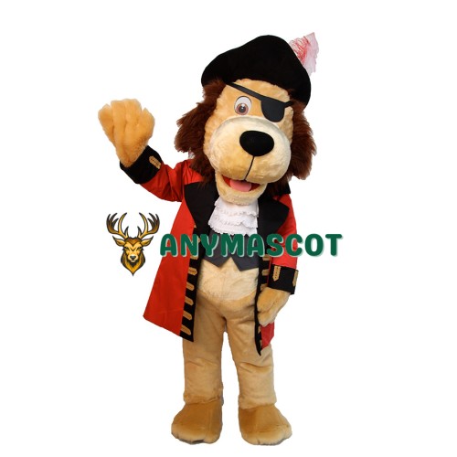 Pirate Lion Mascot Costume