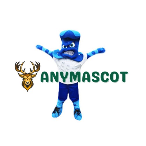 Sport Blue Wave Mascot Costume