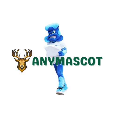 Sport Blue Wave Mascot Costume