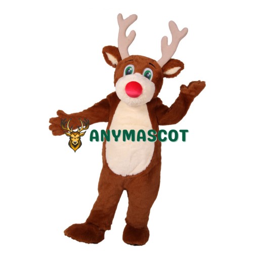 Super Cute Reindeer Mascot Costume