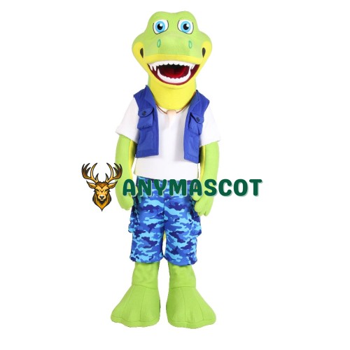 Cool Lightweight Crocodile Mascot Costume