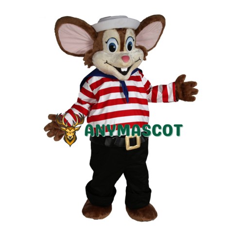 Stripe Mouse Mascot Costume