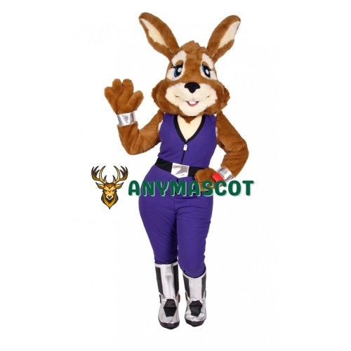 Lovely Furry Rabbit Mascot Costume