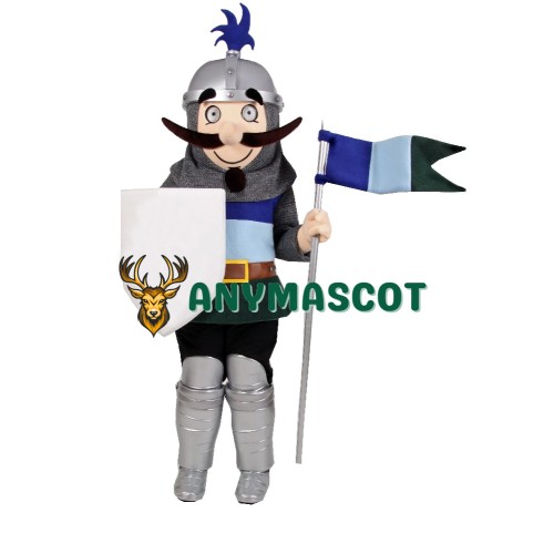 Happy Lightweight Knight Mascot Costume