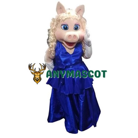 Miss Piggy Mascot Costume