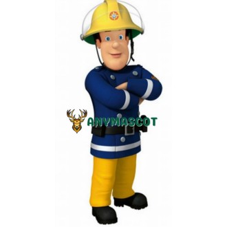 Fireman Mascot Costume