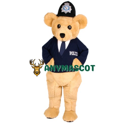 Police Bear Mascot Costume