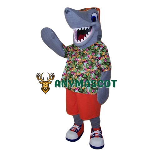 Sport Happy Shark Mascot Costume