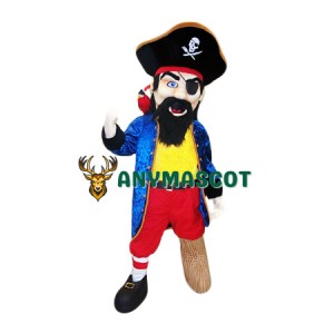 Confident Pirate Mascot Costume