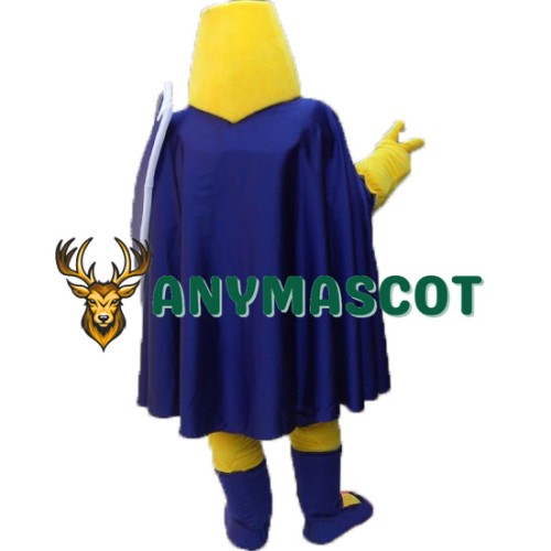 Blue & Yellow Knight Mascot Costume