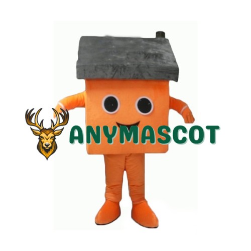 Orange House Mascot Costume