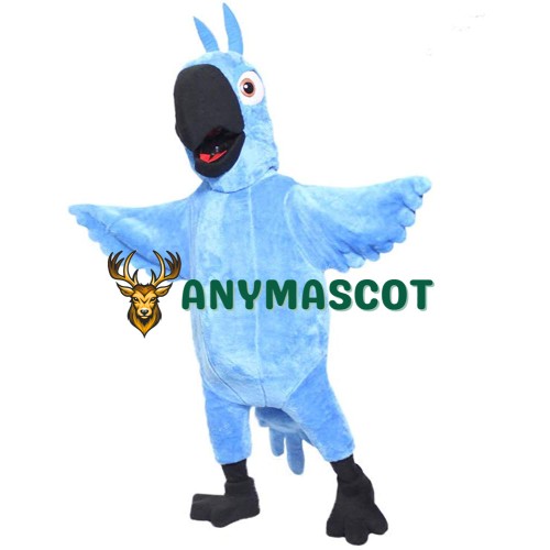 Blue Parrot Mascot Costume