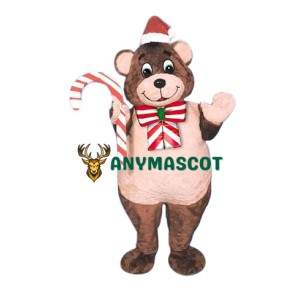 Christmas Bear Mascot Costume