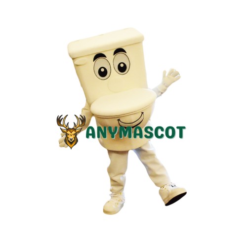 White Toilet Mascot Costume