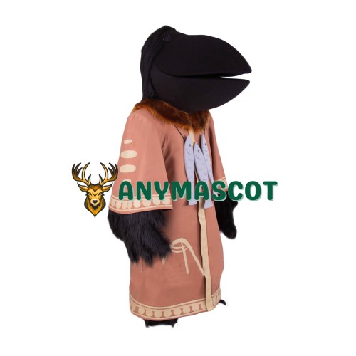 Black Raven Mascot Costume