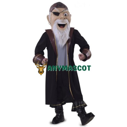 Power Old Pirate Mascot Costume