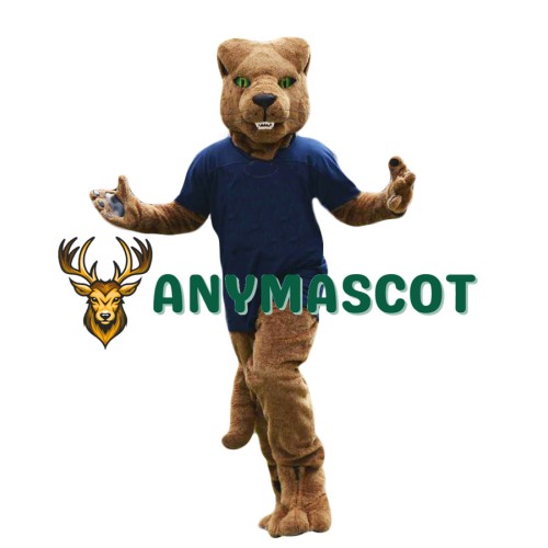 College Leopard Mascot Costume