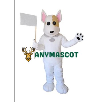 Cute Lightweight White Dog Mascot Costume