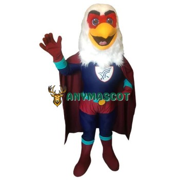 Superhero Eagle Mascot Costume