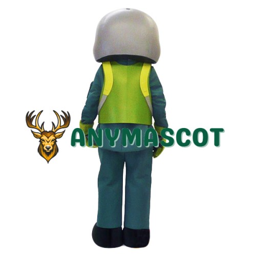 Pilot Man Mascot Costume